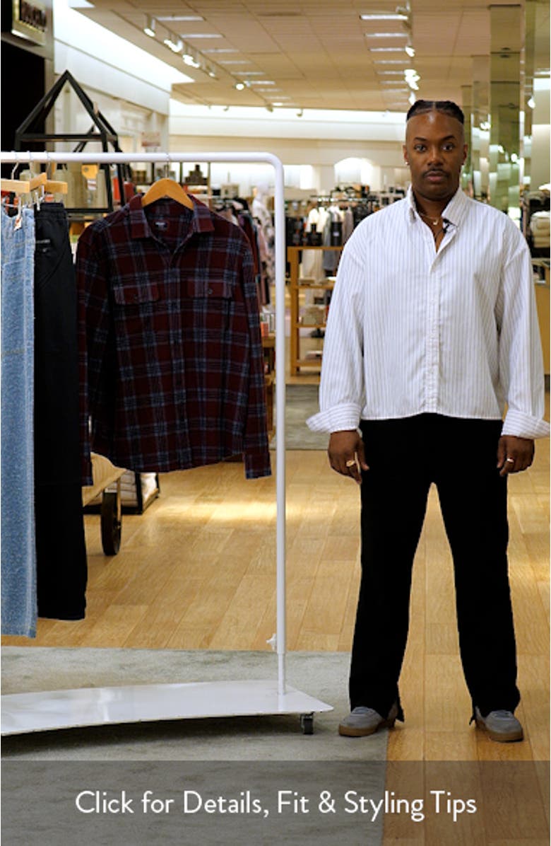 Franklyn Sweater Flannel Shirt Jacket, sales video thumbnail