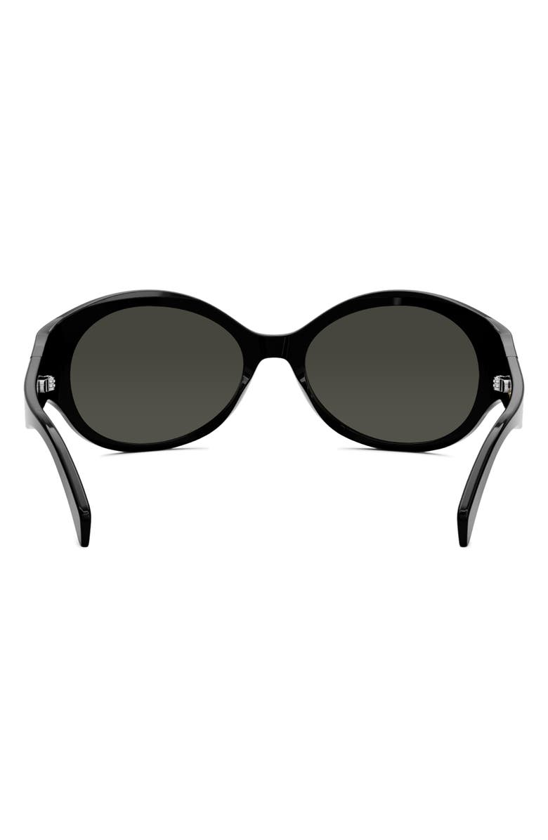 CELINE Triomphe Oval Sunglasses, Alternate, color,