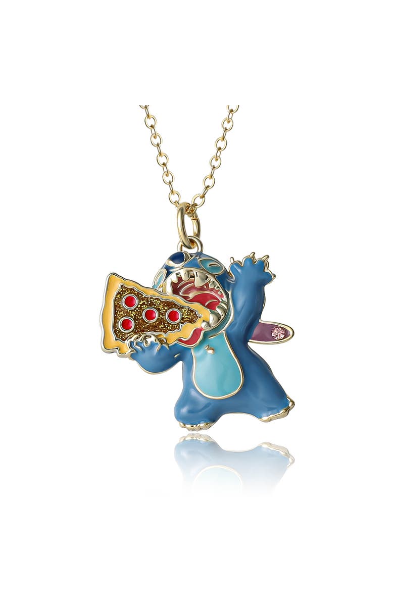 Disney Pizza Blue Enamel Character Pendant, Main, color, Blue