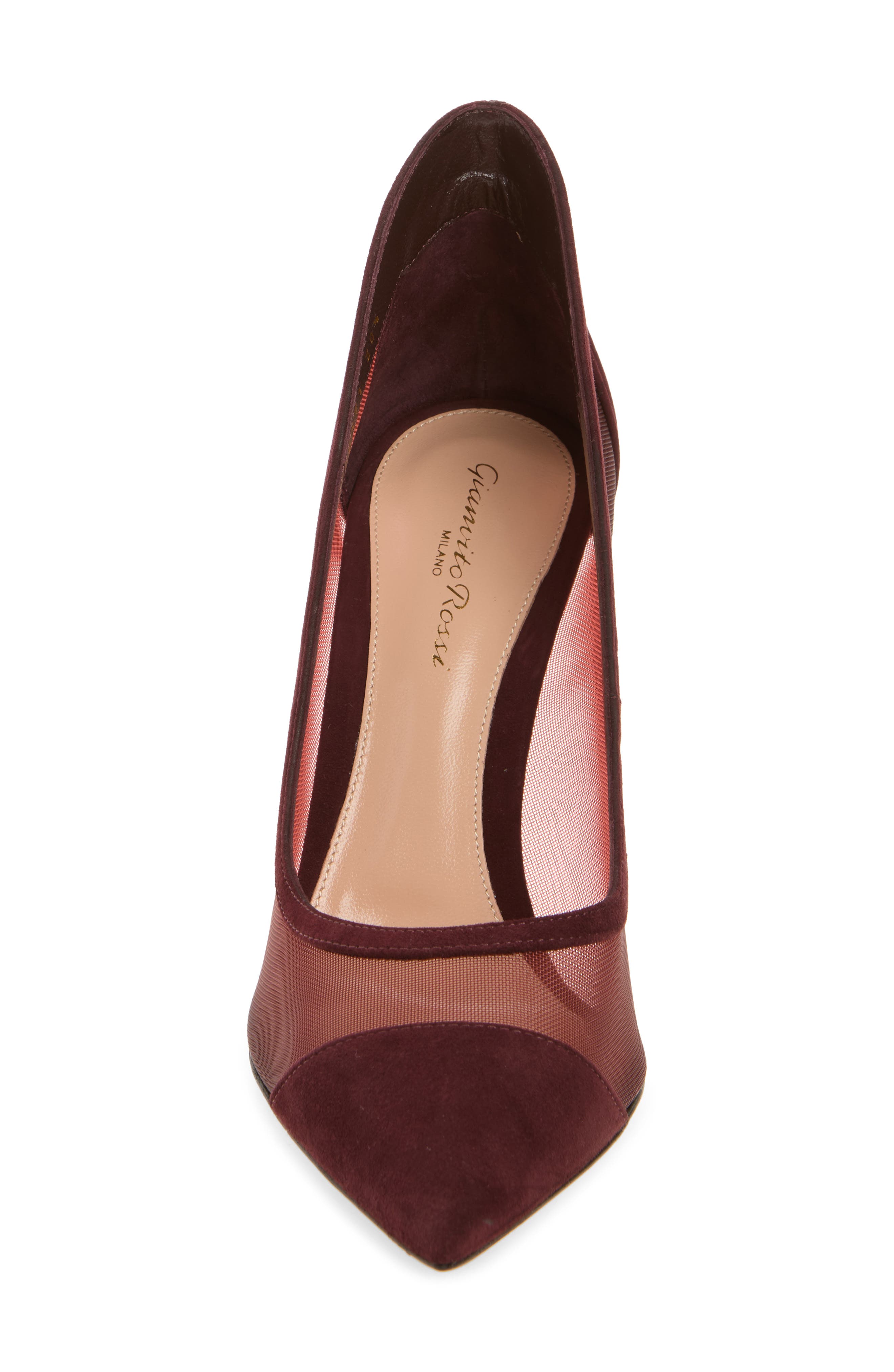 Mesh Pointed Toe Pump, Alternate, color, ROYALE