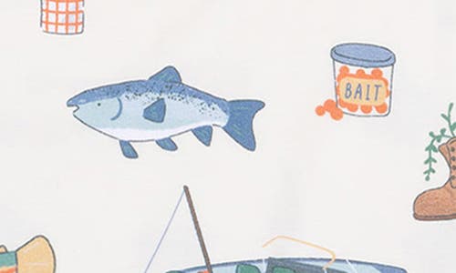 Angel Dear Kids' Fishing Things Henley & Joggers Set In Multi