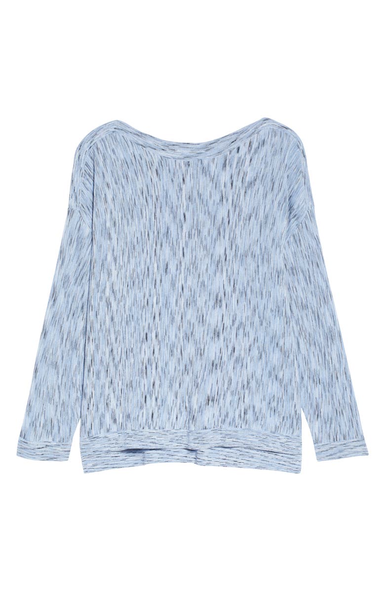 NIC+ZOE Mottled Stripe Pullover, Alternate, color, 