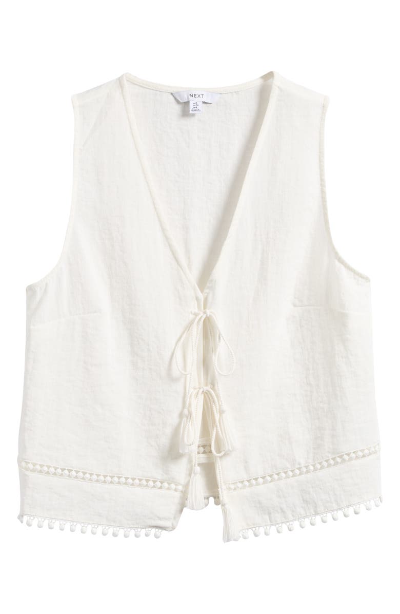 NEXT Sleeveless Tie Front Top, Alternate, color,