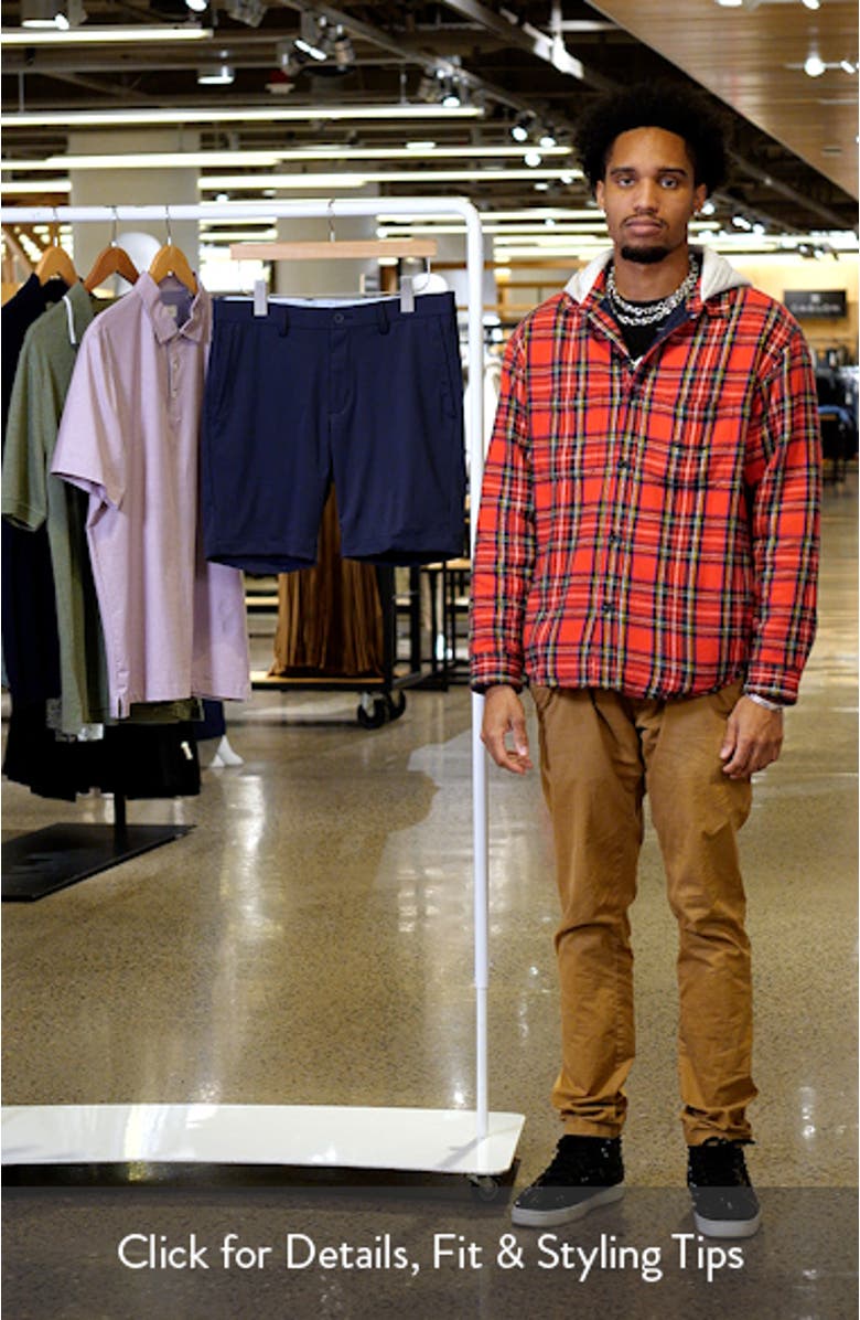 Sono Flat Front Stretch Chino Shorts, sales video thumbnail