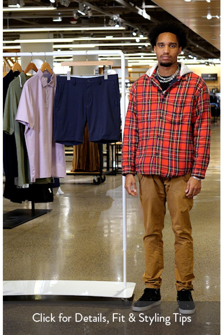 Sono Flat Front Stretch Chino Shorts video