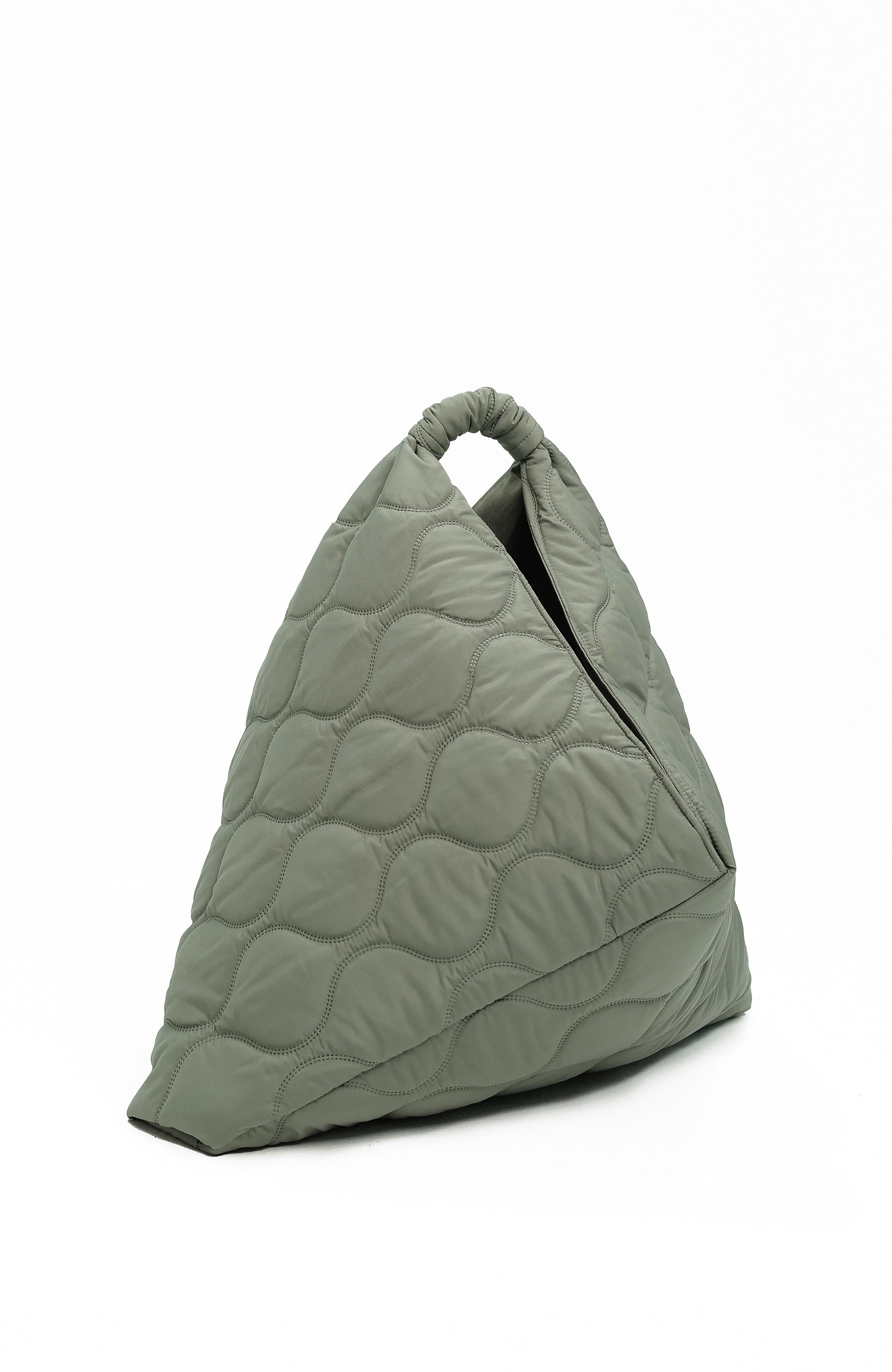 Large Green Quilted Gami Bag, Main, color, Olive