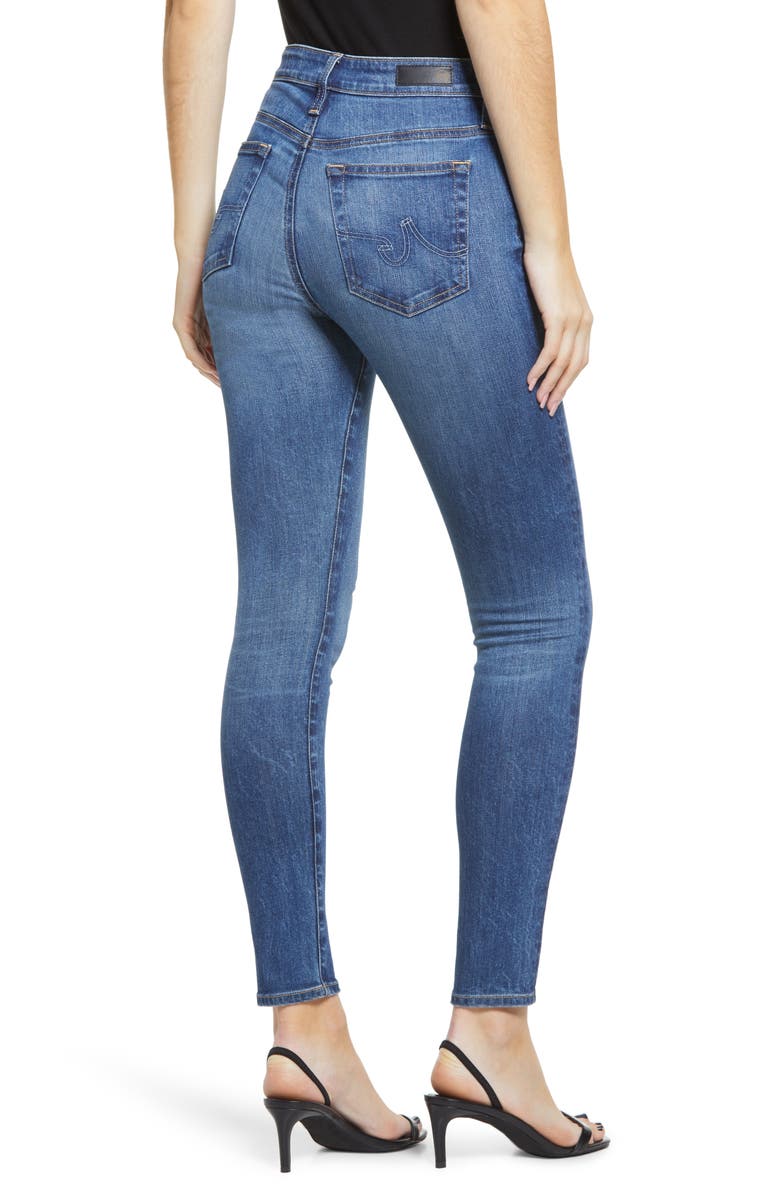 AG Farrah Mid Rise Skinny Ankle Jeans, Alternate, color,