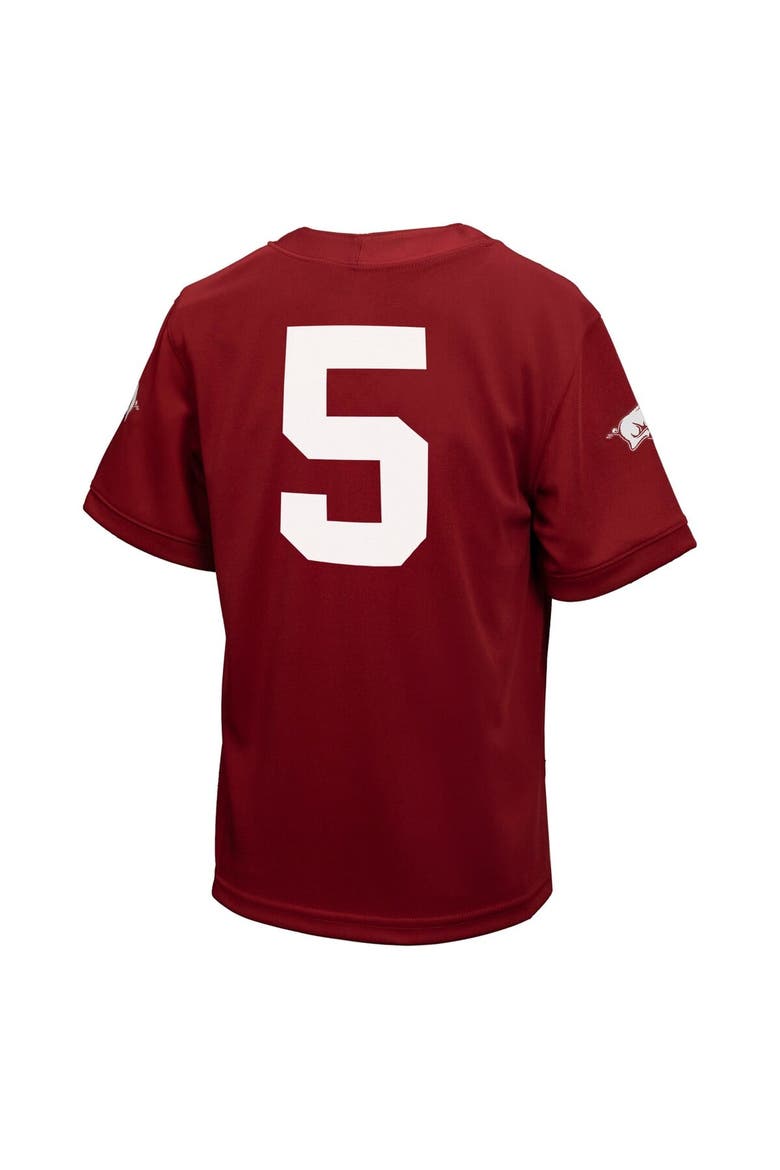 Toddler Nike #5 Cardinal Arkansas Razorbacks Untouchable Replica Game Jersey, Alternate, color, Cardinal