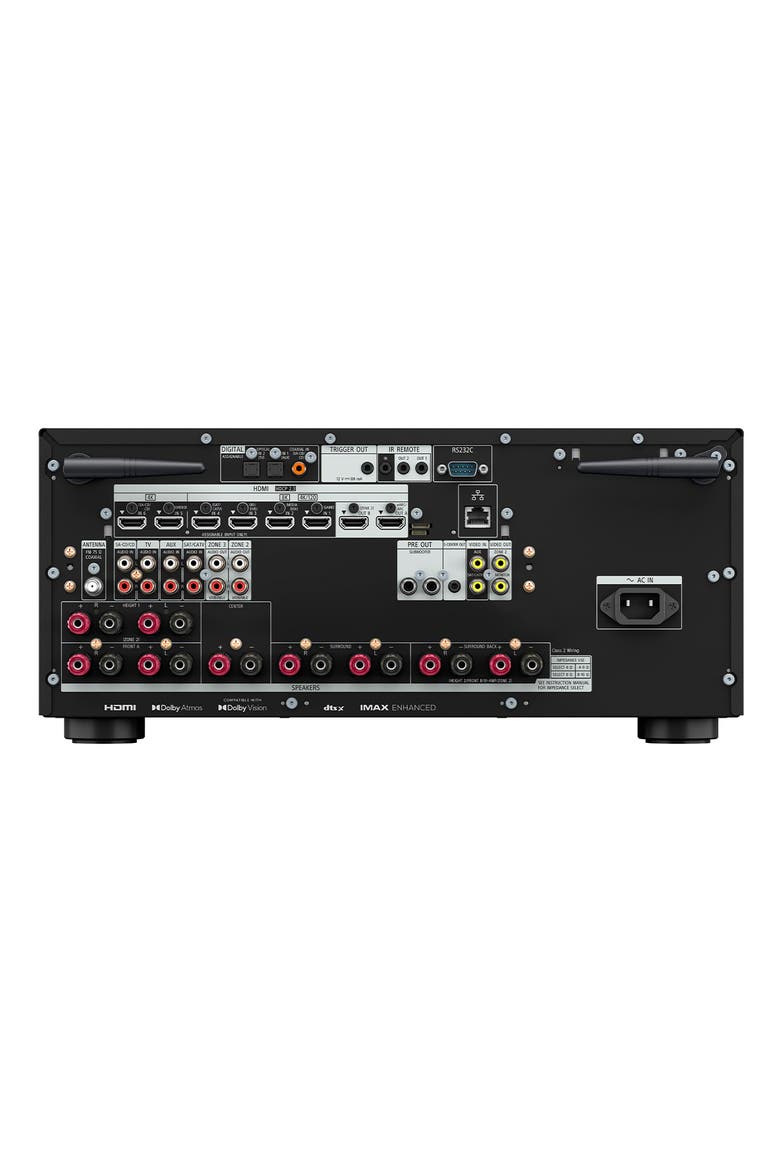STR-AZ3000ES 9.2 Channel 8K Home Theater AV Receiver with Dolby Atmos, DTS X, IMAX Enhanced, Google Assistant, & Works with Sonos, Alternate, color, Black