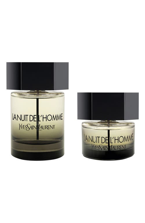 Saint Laurent Yves La Nuit De L'homme Eau De Toilette Set In Transparent