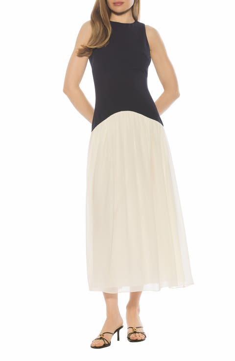 Dorian Halter Neck Midi Dress