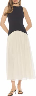 Alexia Admor Dorian Halter Neck Midi Dress