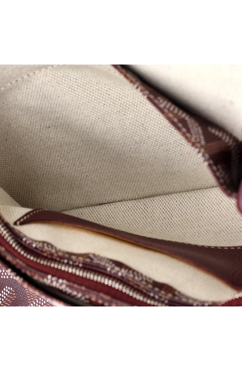 Pre-Owned Goyard Plumet Clutch Wallet Coated Canvas, Alternate, color, Red