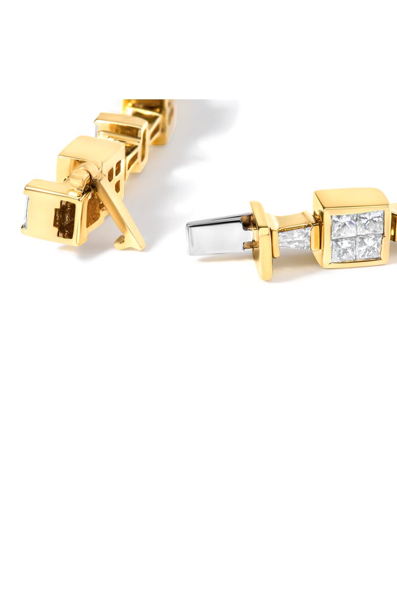 14K Yellow Gold 6 3/4 Cttw Diamond Tennis Bracelet, Alternate, color, Yellow Gold