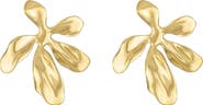 BEN ONI Polished Flower Petal Earrings