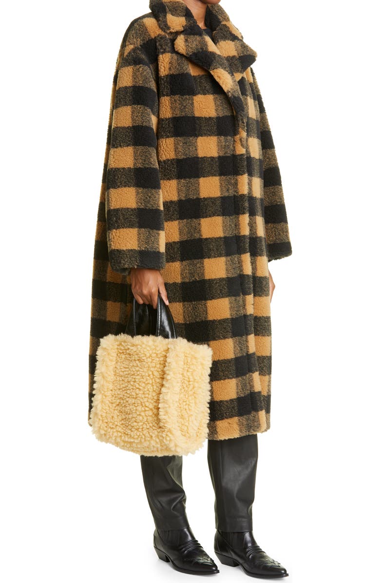 Stand Studio Lucille Faux Fur Tote Bag, Alternate, color,