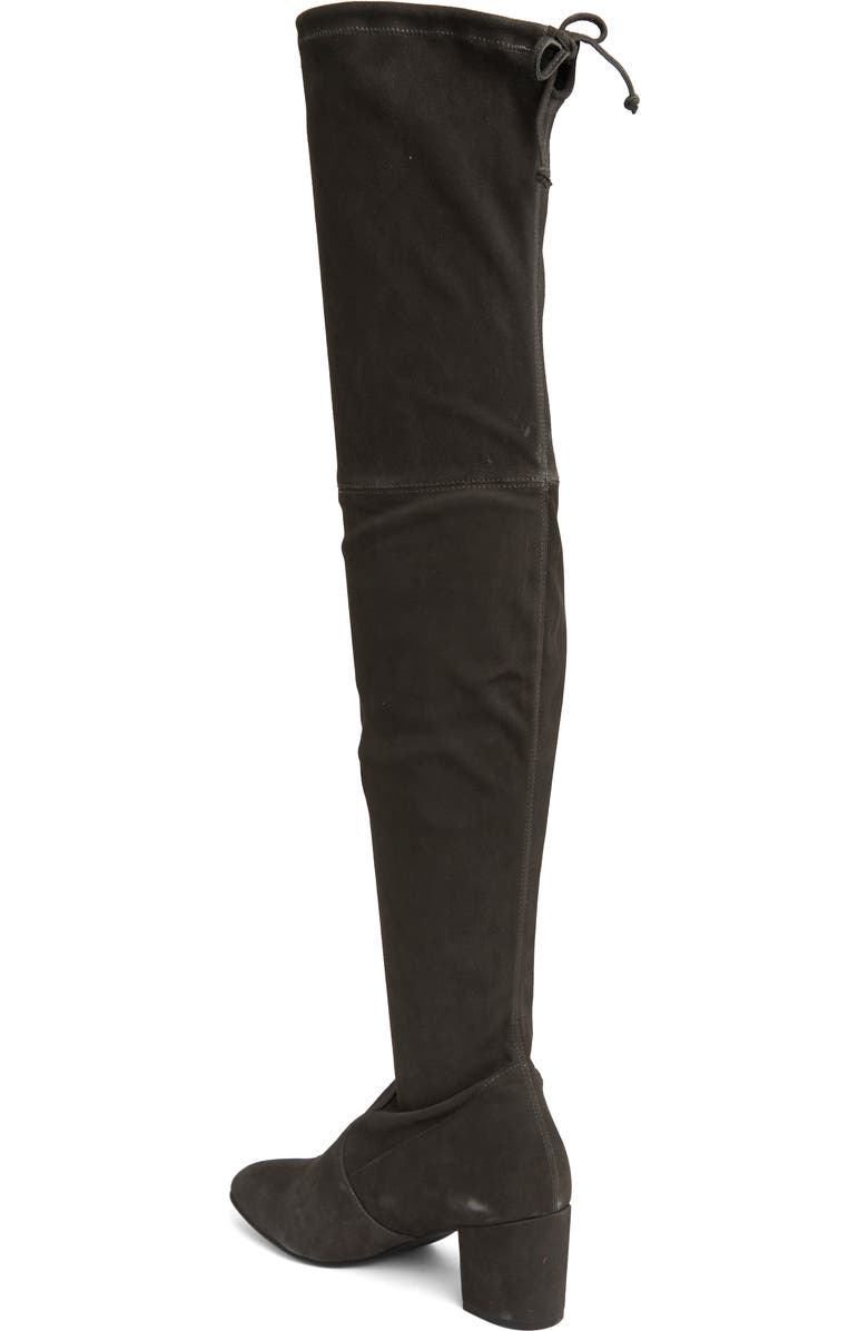 Stuart Weitzman Genna Suede Over-the-Knee Boot, Alternate, color, Slate