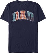 Mickey & Friends Men's Mickey & Friends Dad Colorful Patchwork Graphic T-Shirt