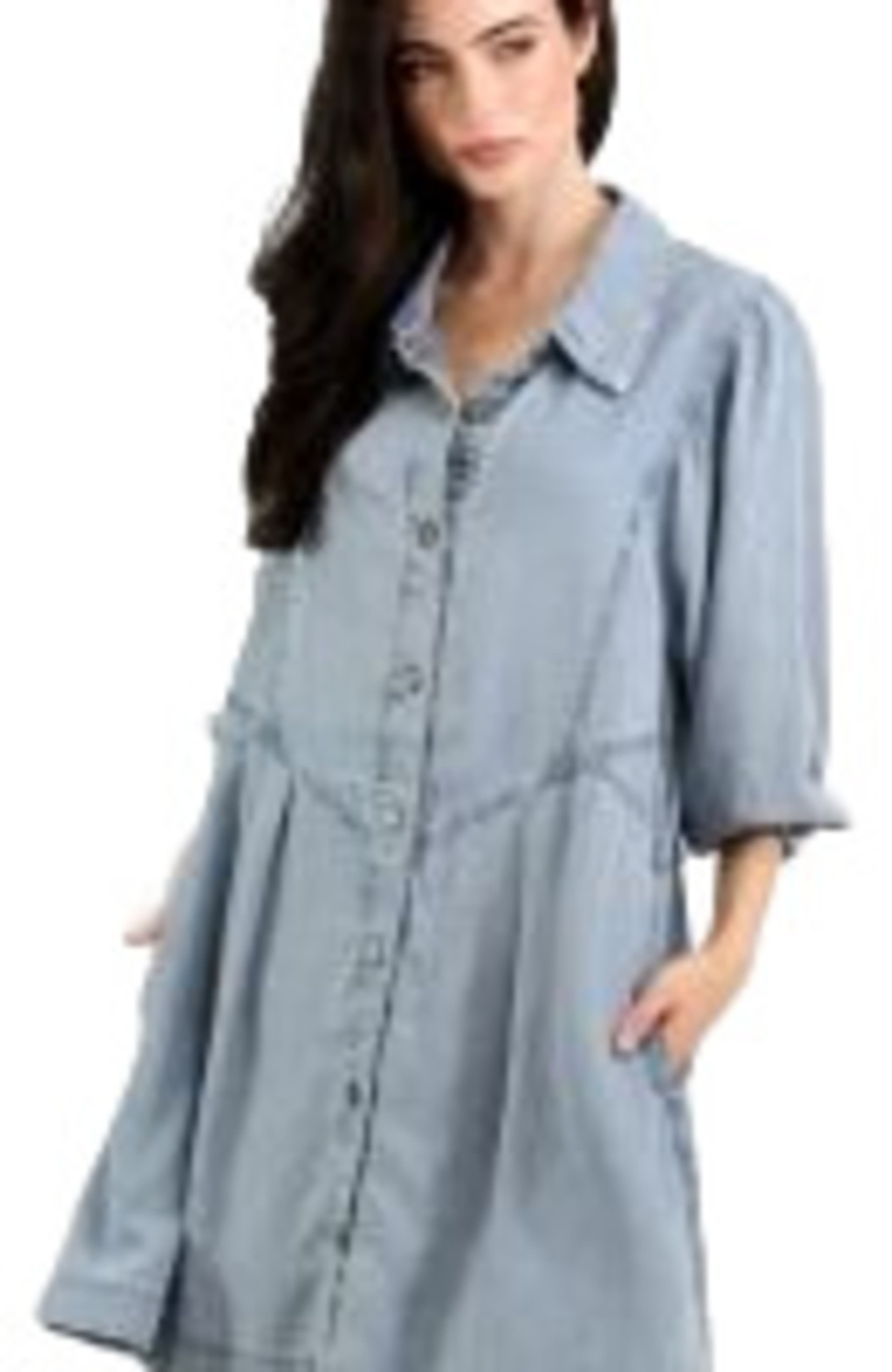 Supercut Denim Dress - image 2