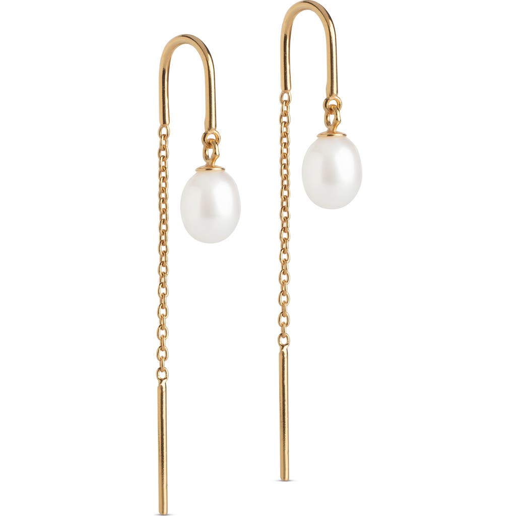 Enamel Copenhagen Eleanor Pearl Earring In Gold