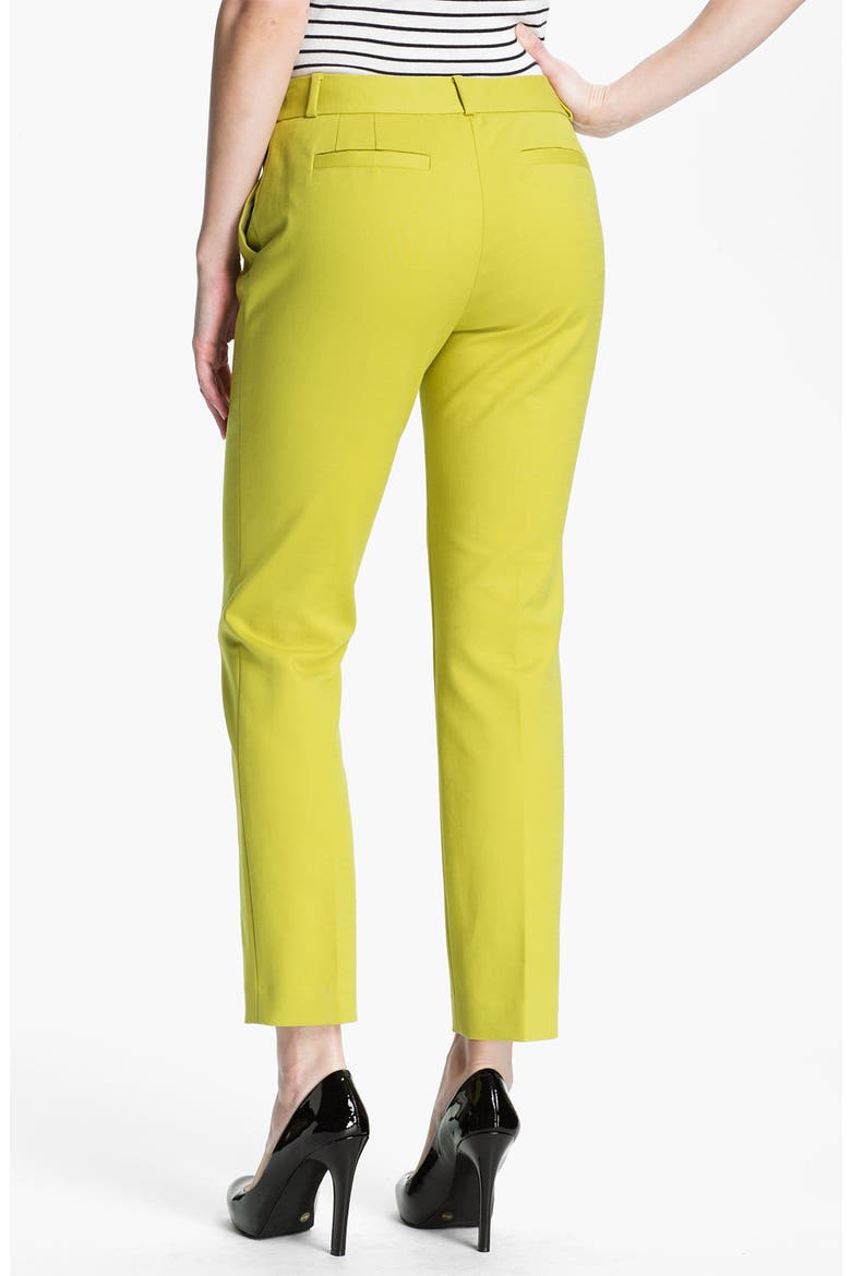 'davis' slim leg crop pants, Alternate, color, IGUANA
