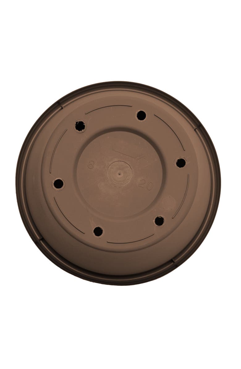 Bloem Terra Pot Planter, 13 Inch x 10.75 Inch, Chocolate Brown, Alternate, color, Brown