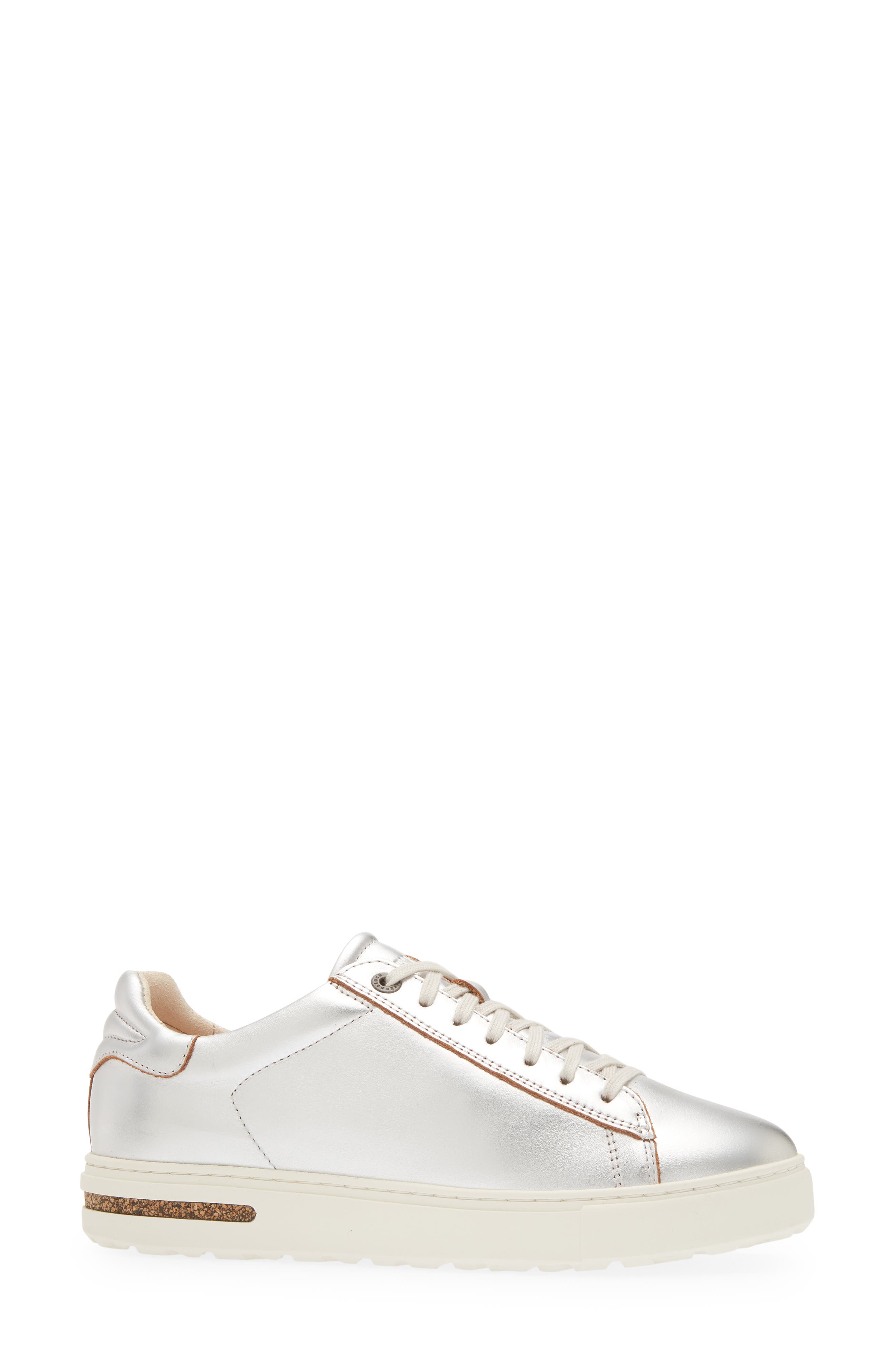 Bend Low Top Sneaker, Alternate, color, SILVER METALLIC