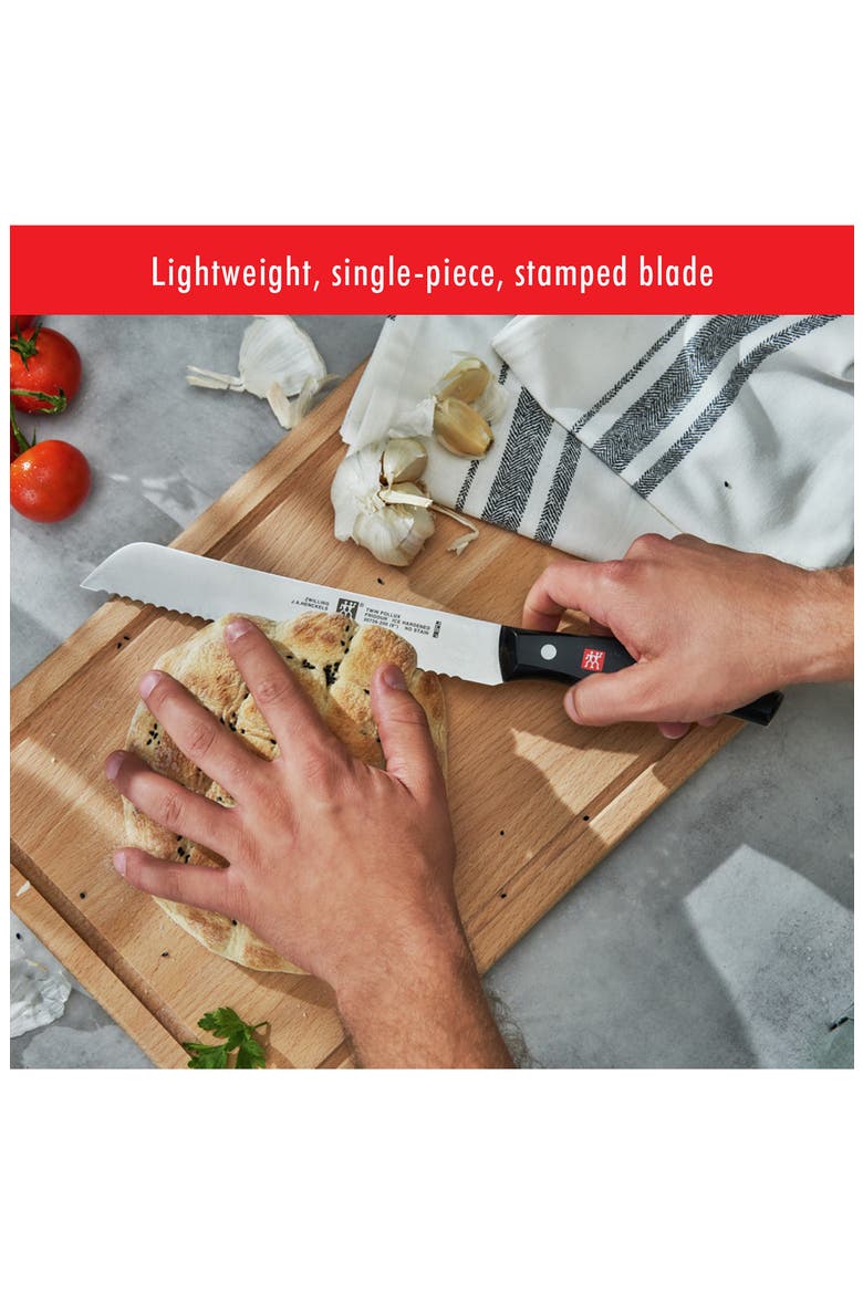 Twin Signature 8-Inch Serrated Bread Knife, Alternate, color, SILVER