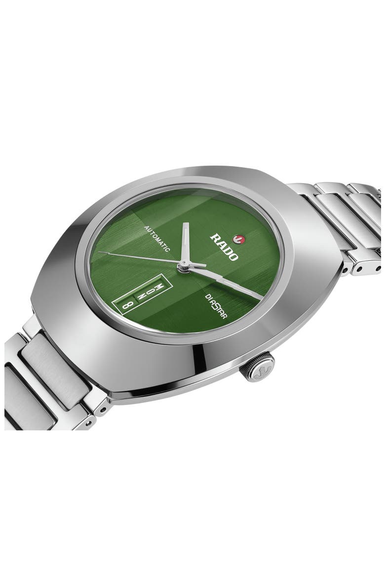 DiaStar Original Automatic Bracelet Watch, 38mm, Alternate, color, GREEN