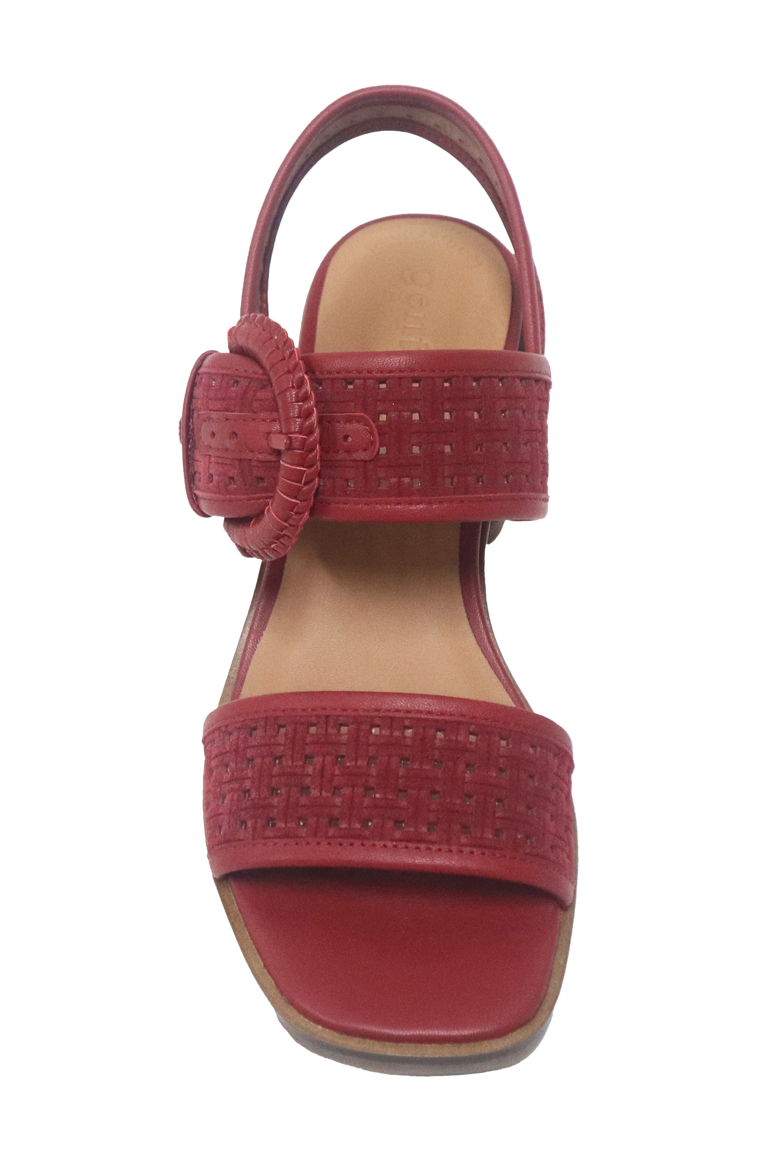 Mystic Slingback Sandal, Alternate, color, RED DAHLIA SUEDE