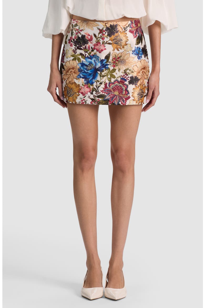 Rubi Floral Micro Miniskirt, Main, color, FLNPETLSSM