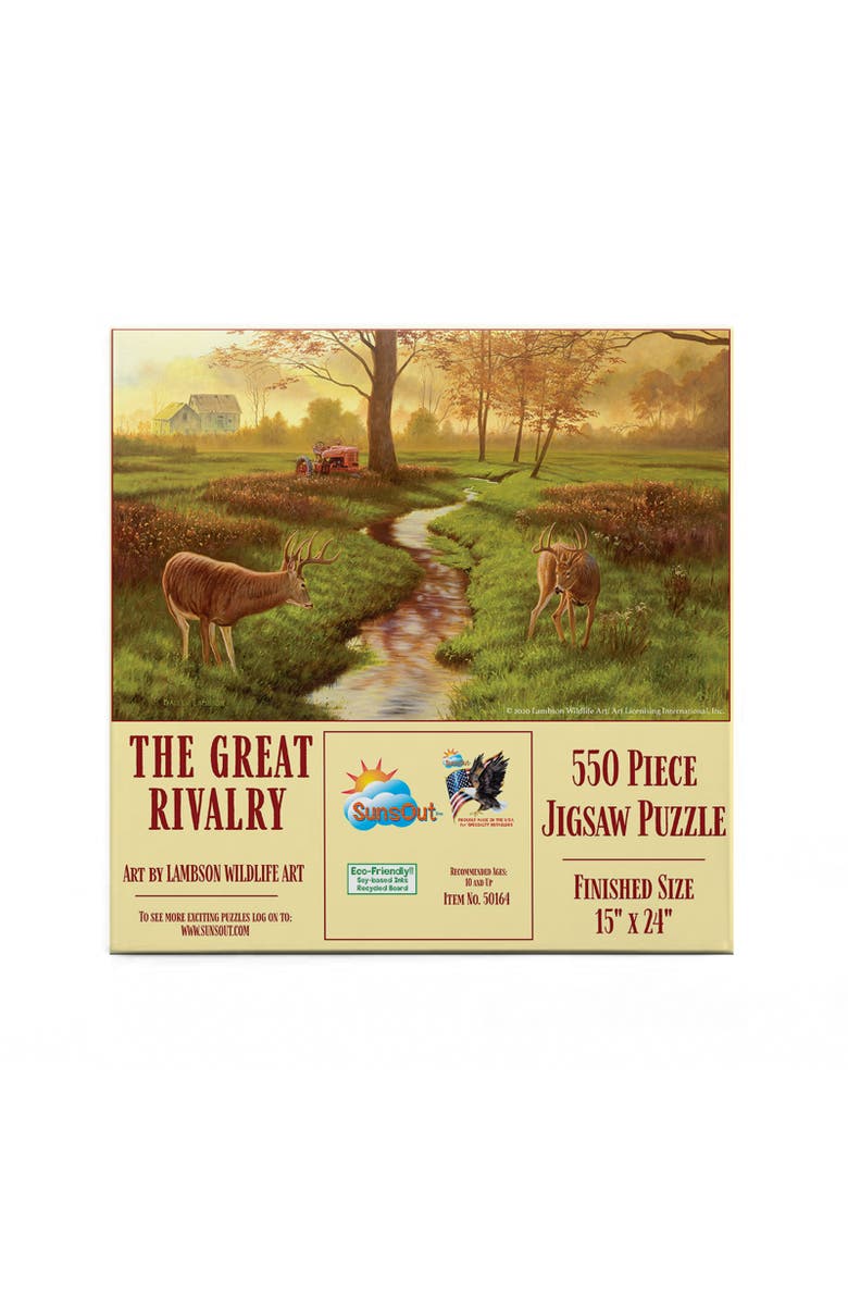 Sunsout the Great Rivalry 550 piece Jigsaw Puzzle for Adults, Alternate, color, Multicolor