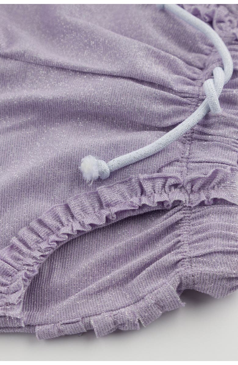 oh baby! Lottie Sparkle Ruffle Pocket Ruffle-Back Shorts, Alternate, color, Lavender