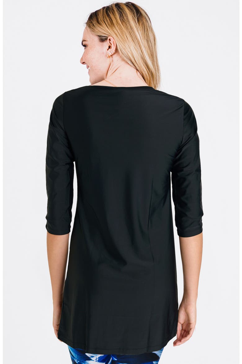 Gia Swim Tunic, Alternate, color, Black