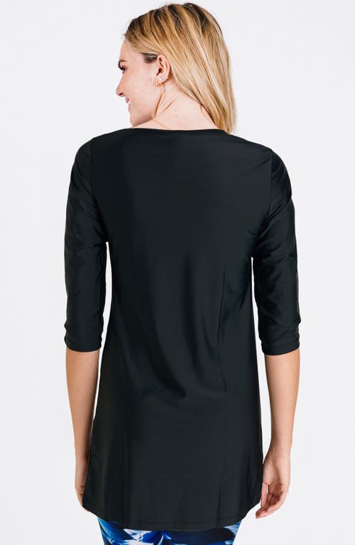 Calypsa Gia Swim Tunic In Black