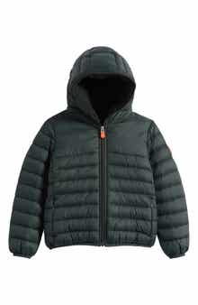 Kids' Leci Quilted Hooded Jacket