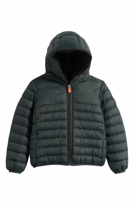 Kids' Leci Quilted Hooded Jacket