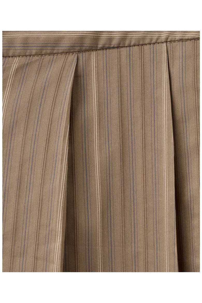 Stripe Straight Leg Pants, Alternate, color, BROWN
