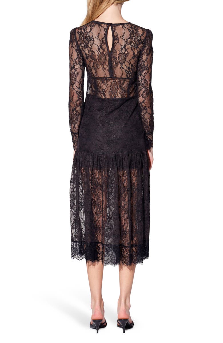 Walter Baker Penelope Lace Long Sleeve Dress, Alternate, color, 
