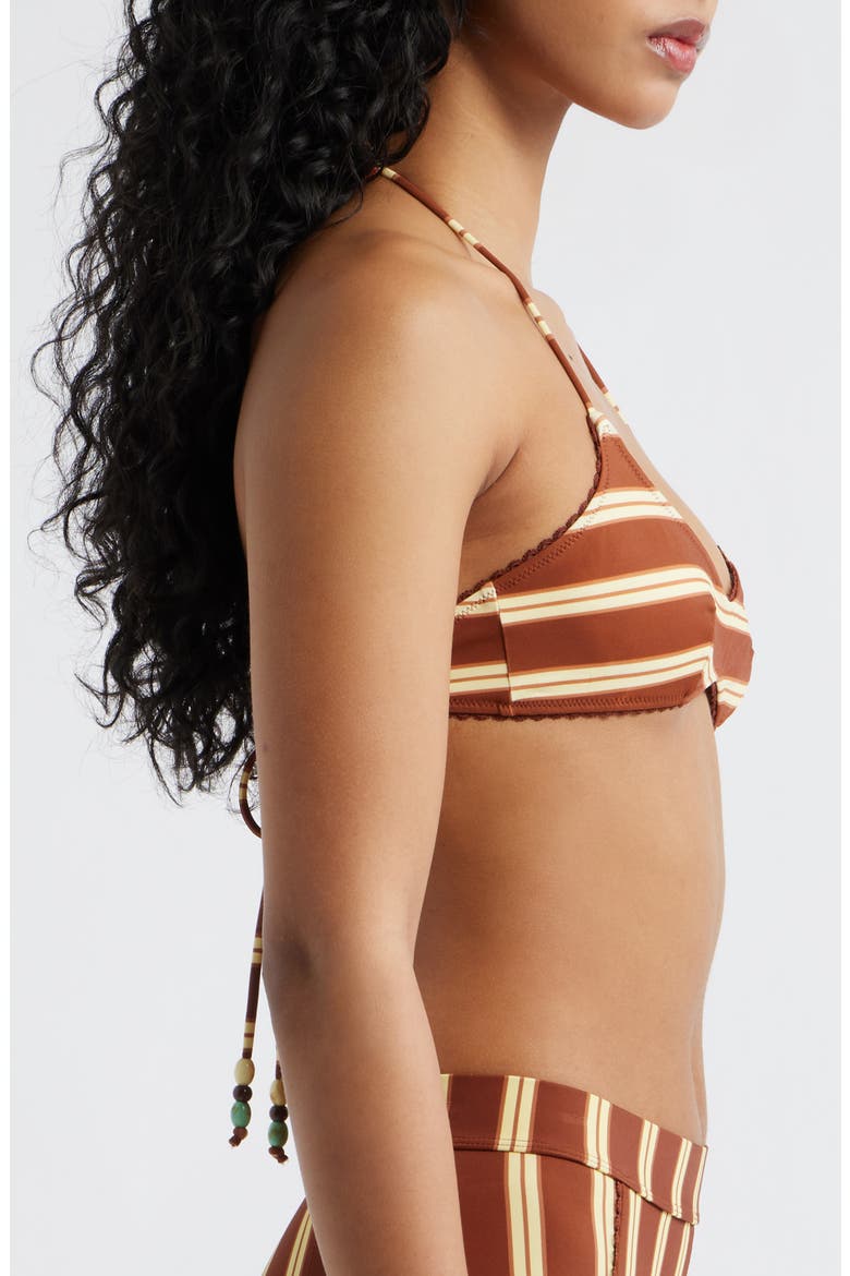 Trudi Reversible Bikini Top, Alternate, color, BROWN MULTI