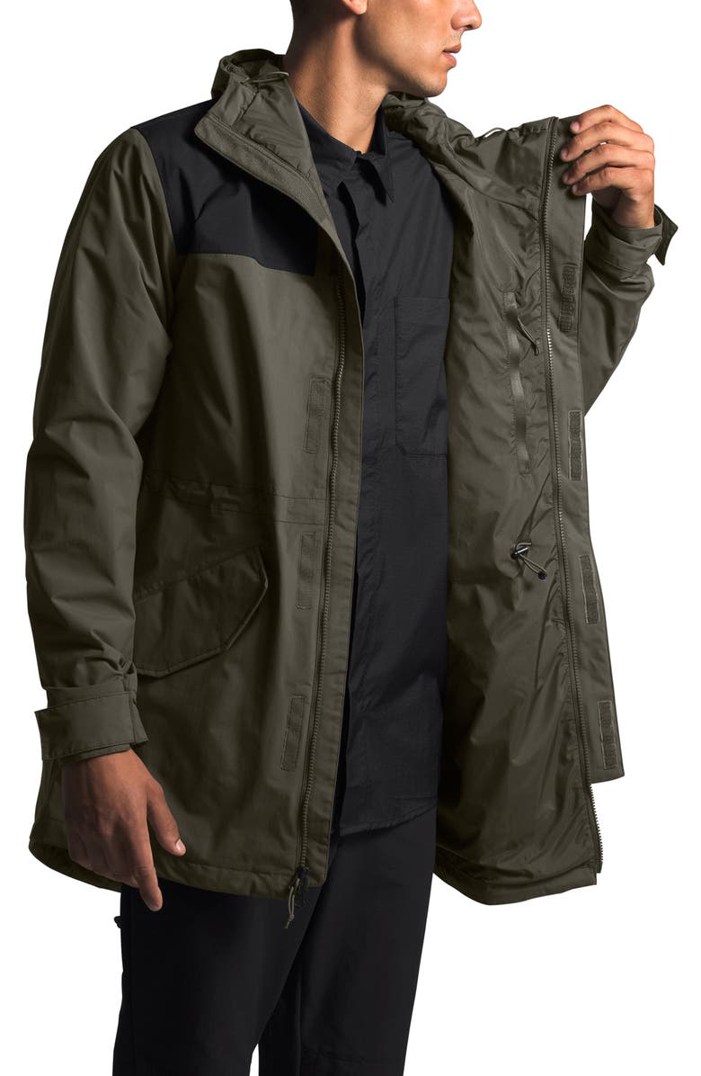 The North Face City Breeze Water Repellent Hooded Rain Parka, Alternate, color, 