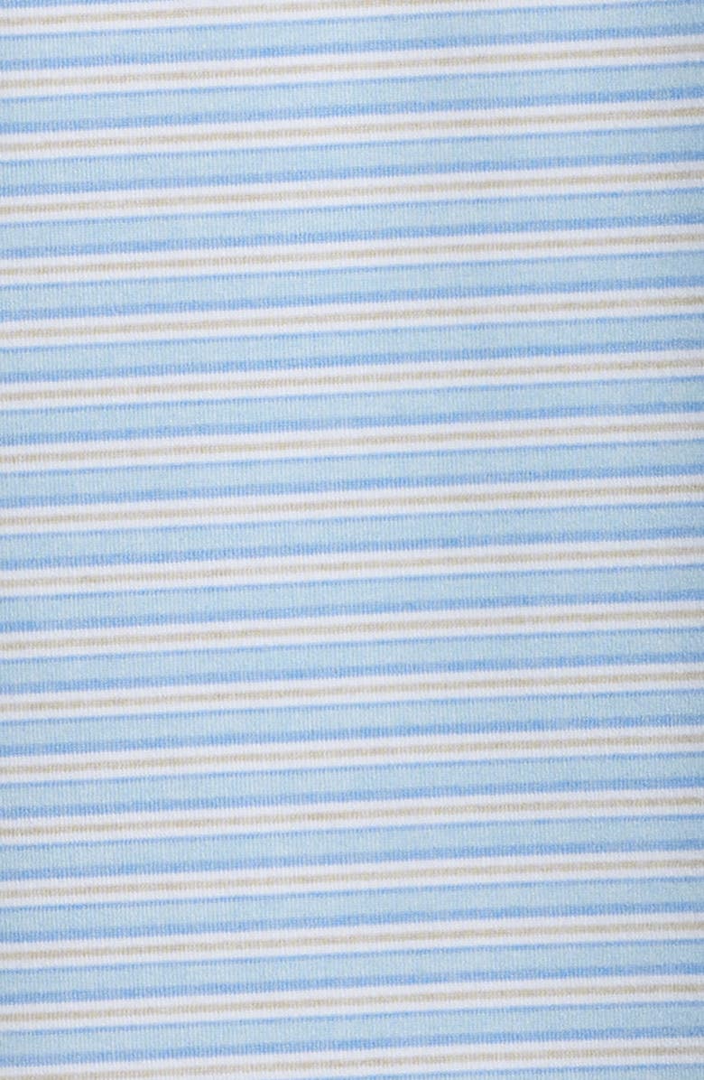Peter Millar Owens Stripe Performance Jersey Golf Polo, Alternate, color, Cottage Blue