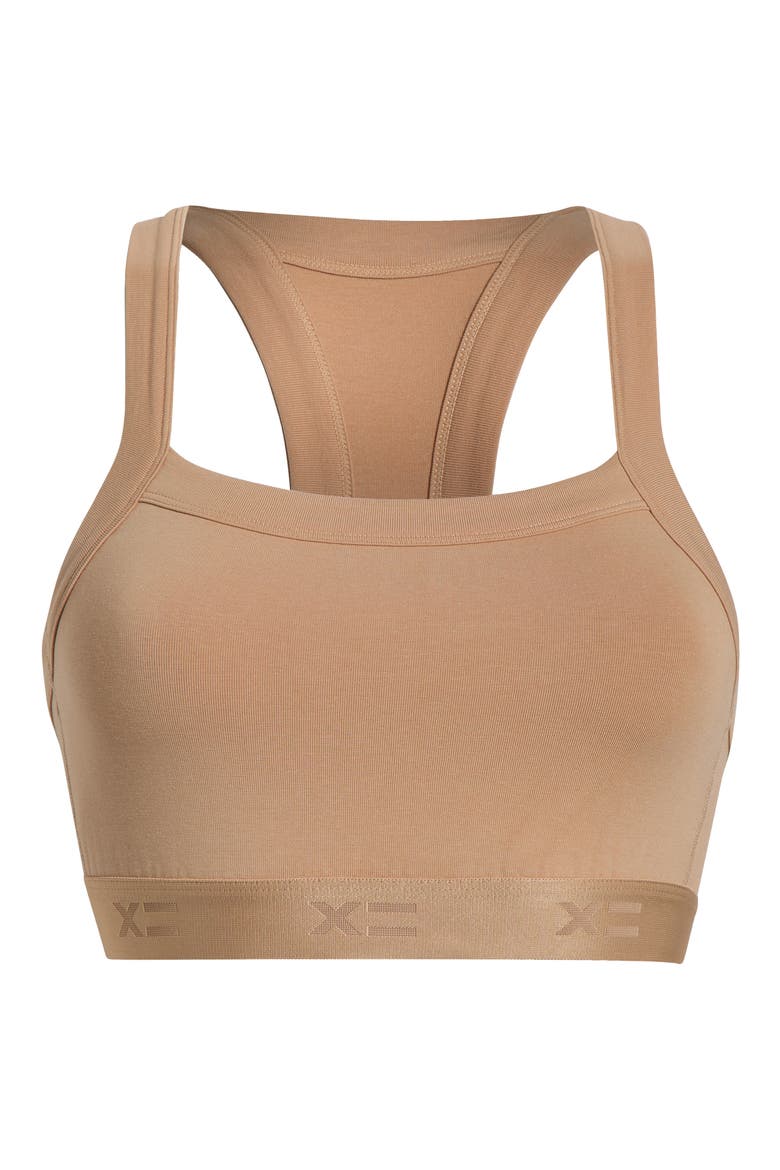 Scoop Soft Stretch Cotton Bralette, Alternate, color, CHAI