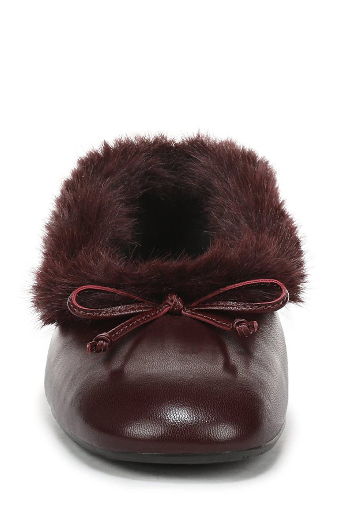 Alie Cozy Flat, Alternate, color, FRENCH BURGUNDY