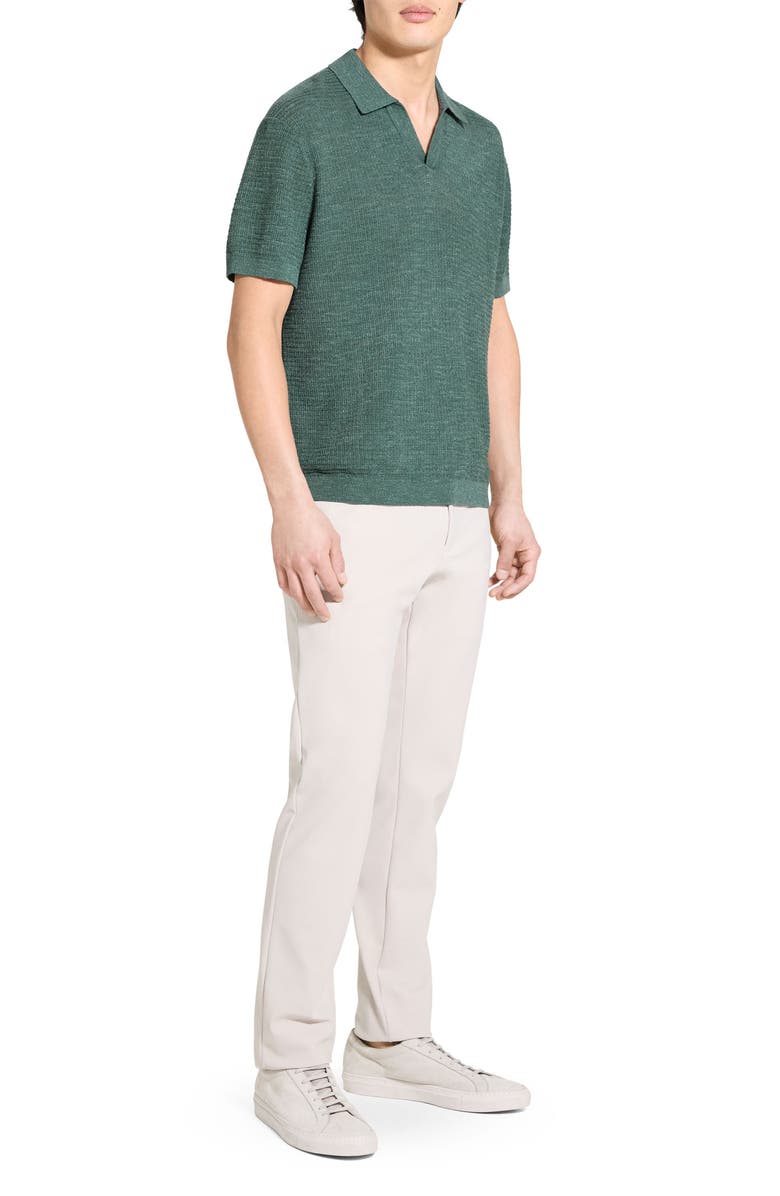 Theory Brenan Linen Blend Polo, Alternate, color, 