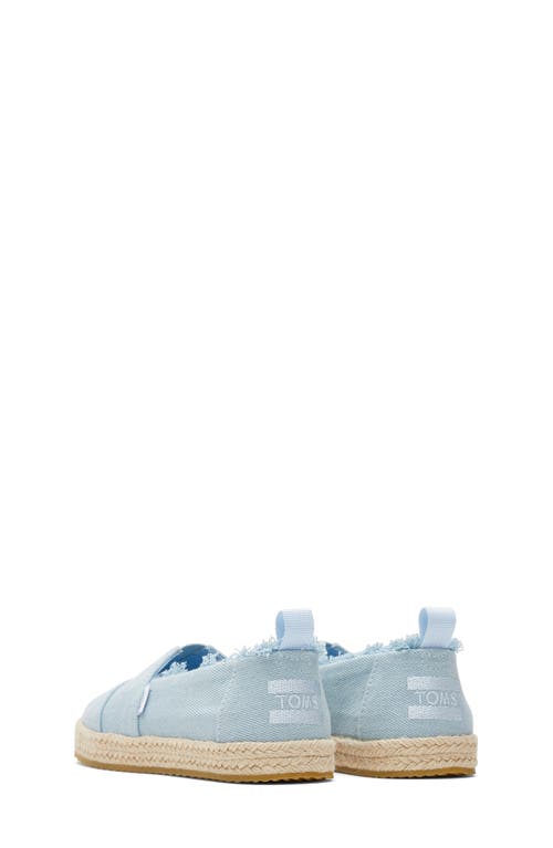 Toms Kids' Alpargata Slip-on In Light/pastel Blue