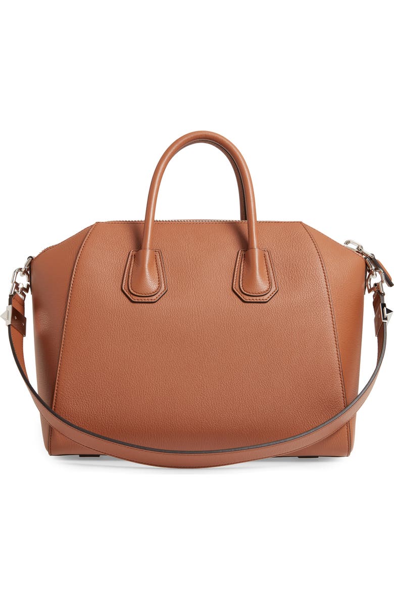 Givenchy Medium Antigona Sugar Leather Satchel, Alternate, color,