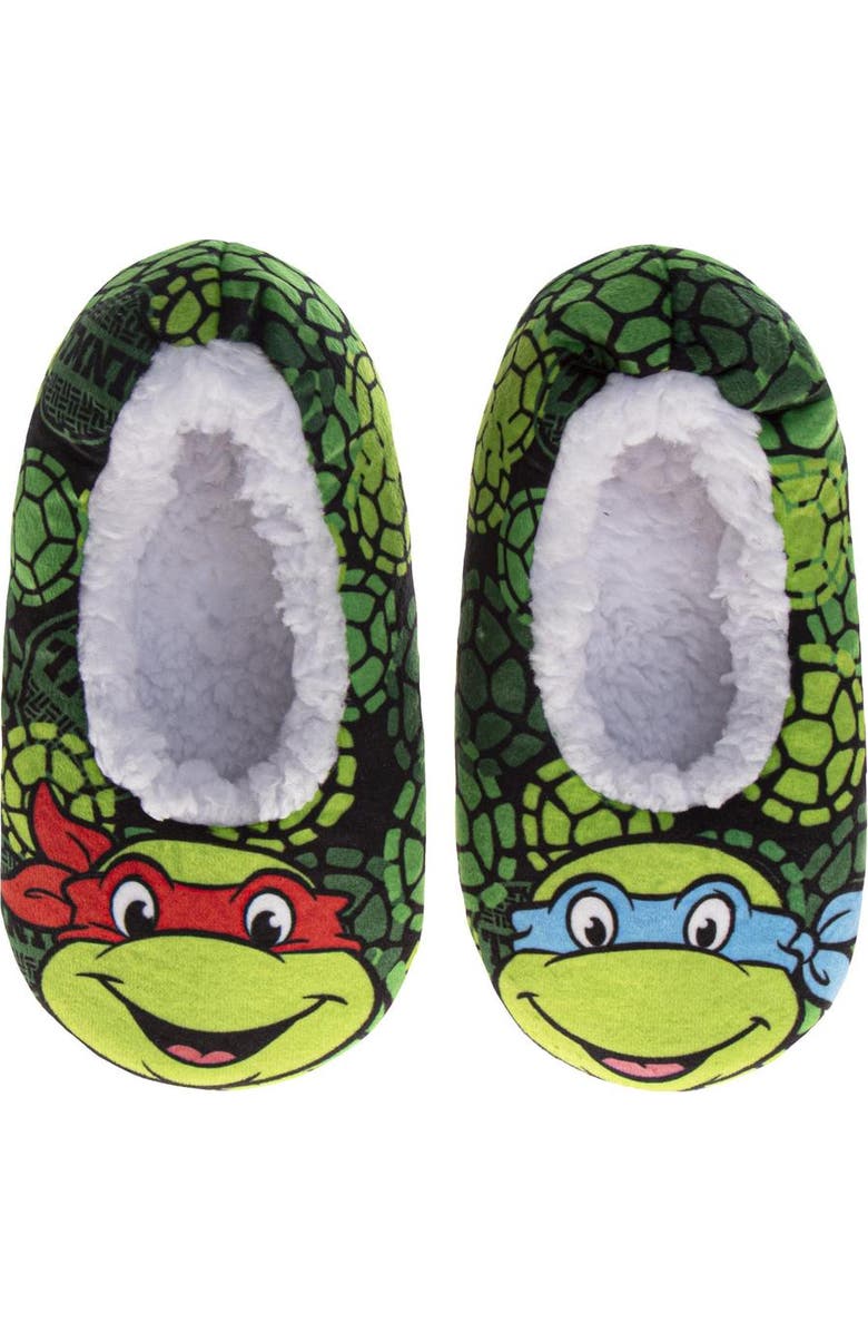 Nickelodeon Ninja Turtles Slippers, Main, color, Green