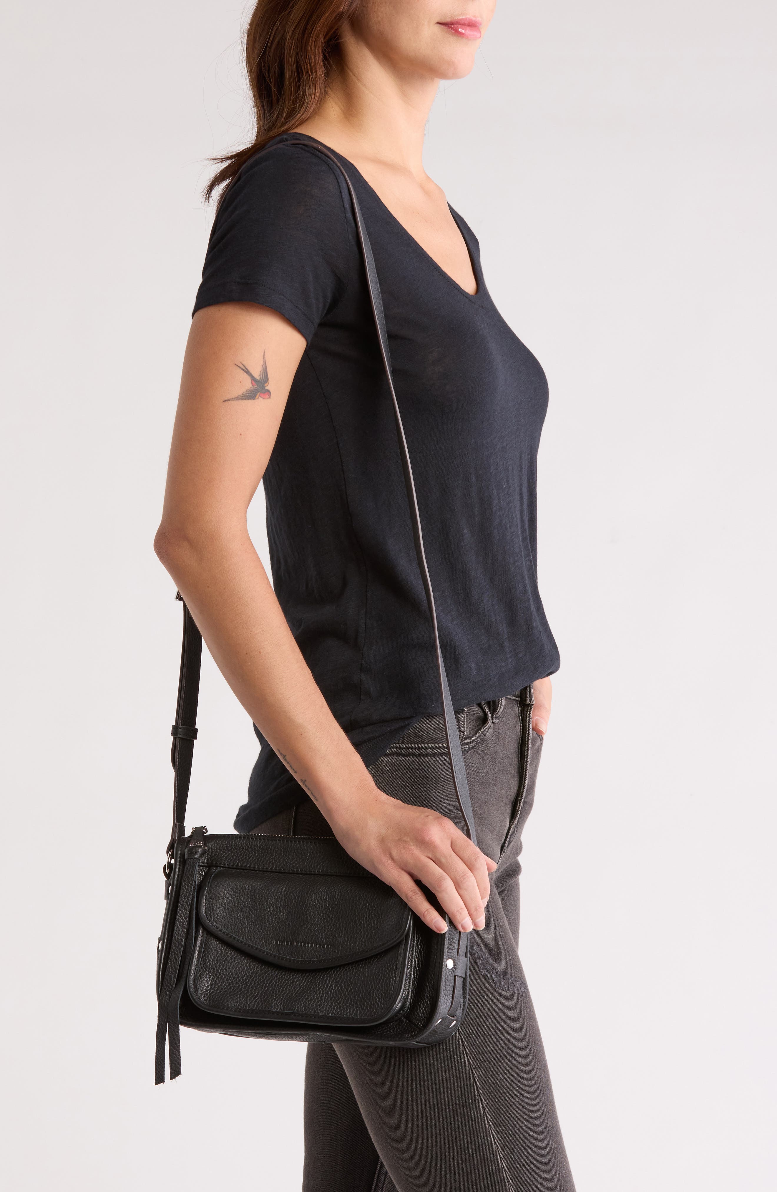 AIMEE Muse Cargo Crossbody Bag, Alternate, color, Black