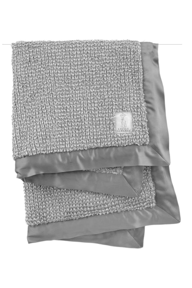 Luxe Herringbone Blanket, Main, color, CHARCOAL